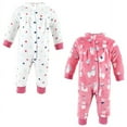 thumbnail image 1 of Hudson Baby Infant Girl Plush Jumpsuits, Llama, 0-3 Months, 1 of 4