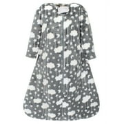 Hudson Baby Infant Girl Plush Long-Sleeve Sleeping Bag, Sack, Blanket, Sweet Dreams, 0-6 Months