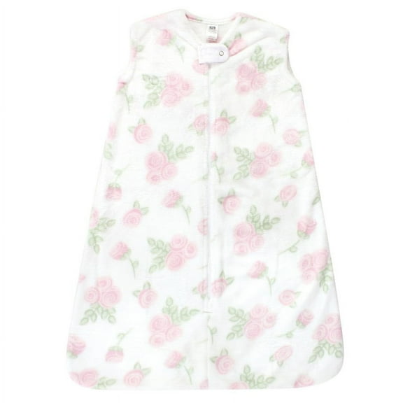 Hudson Baby Infant Girl Plush Sleeping Bag, Sack, Blanket, Rose, 0-6 Months