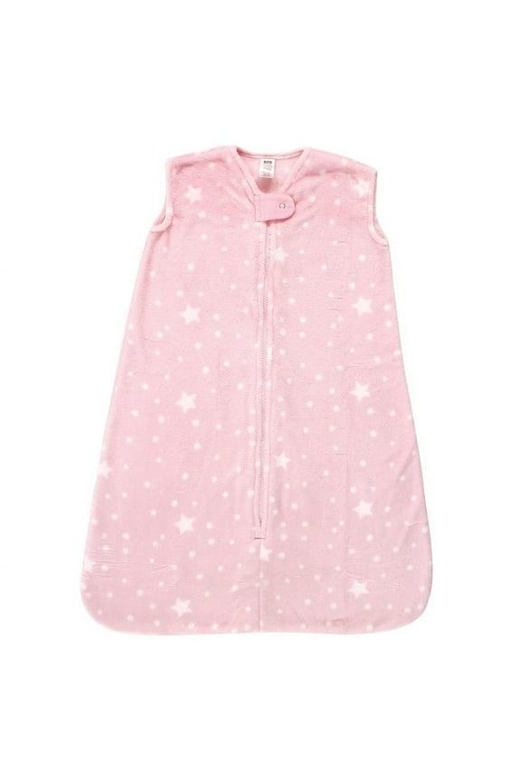 Infant Girl Plush Sleeping Bag, Sack, Blanket, Sleeveless Night Sky, 0-6 Months