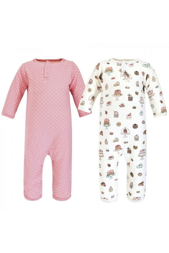 Infant Girl Premium Quilted Coveralls, Sweet Bakery, 12-18 Months