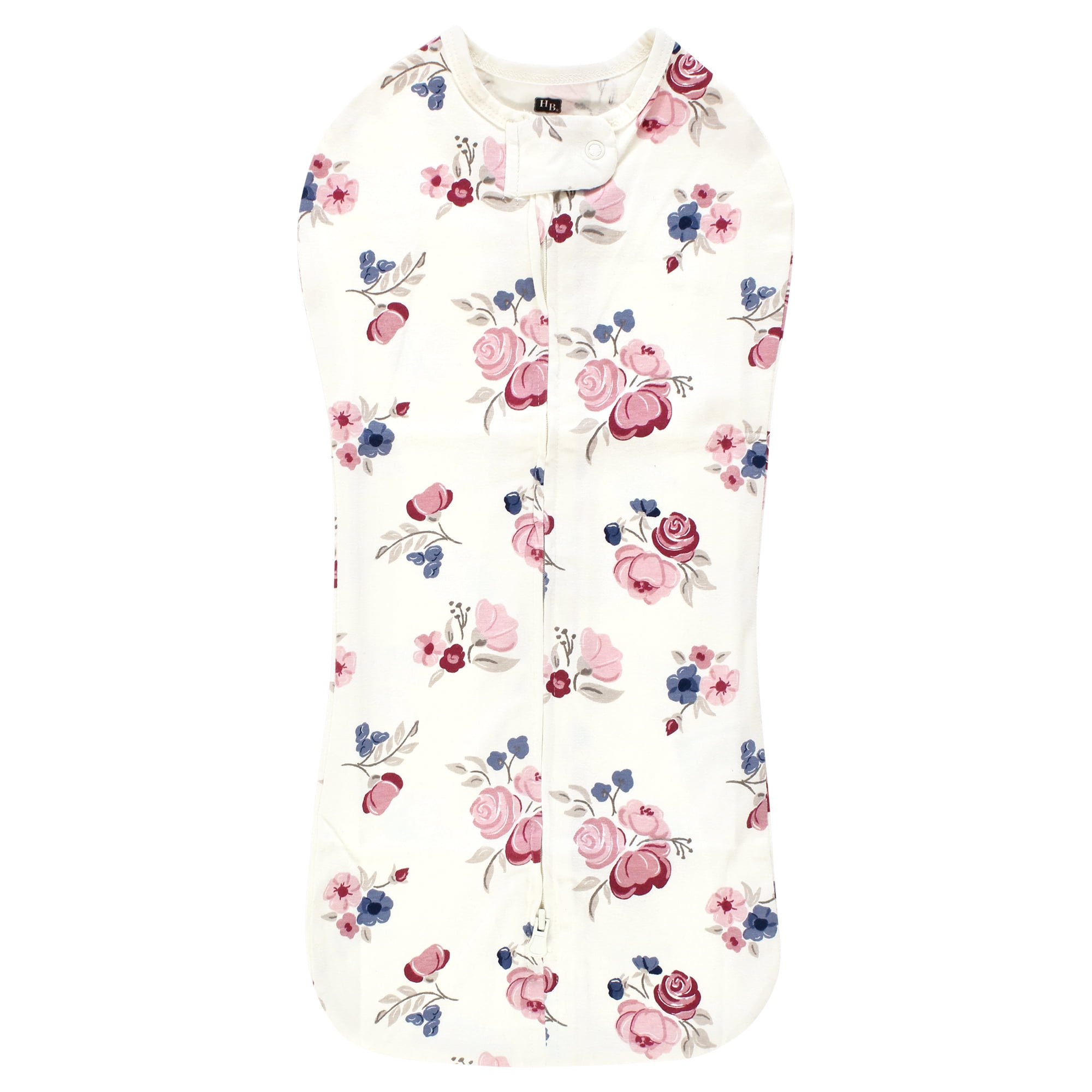 Hudson Baby Infant Girl Sleep Pod, Dusty Rose Floral, 0-2 Months