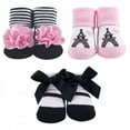 thumbnail image 1 of Hudson Baby Infant Girl Socks Boxed Giftset, Paris, One Size, 1 of 4