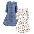 thumbnail image 1 of Hudson Baby Infant Girl Thermal Long Sleeve Sleeping Bag 2pk, Dusty Rose Floral, 0-6 Months, 1 of 4