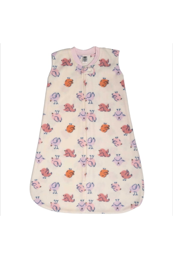 Infant Girls Fleece Sleeping Bag, Sack, Blanket, Baby Bird, 6-12 Months