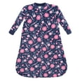 thumbnail image 1 of Hudson Baby Infant Girls Long-Sleeve Fleece Sleeping Bag, Botanical, 6-12 Months, 1 of 2