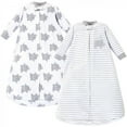 thumbnail image 1 of Hudson Baby Infant Long-Sleeve Fleece Sleeping Bag, Elephants, 0-9 Months, 1 of 1