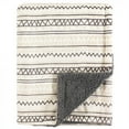 thumbnail image 1 of Hudson Baby Infant Plush Blanket with Faux Shearling Back, Aztec, One Size, 1 of 1