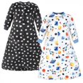 thumbnail image 1 of Hudson Baby Infant Plush Long-Sleeve Sleeping Bag, Sack, Blanket, Space Adventure, 0-9 Months, 1 of 4