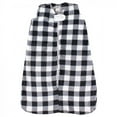 thumbnail image 1 of Hudson Baby Infant Plush Sleeping Bag, Sack, Blanket, Black Plaid, 6-12 Months, 1 of 2