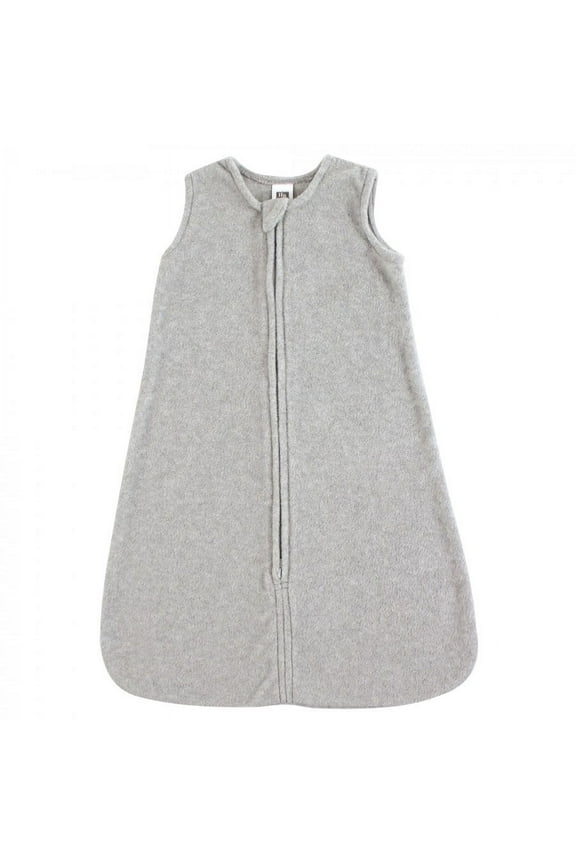 Infant Plush Sleeping Bag, Sack, Blanket, Heather Gray Fleece, 6-12 Months