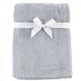 thumbnail image 1 of Hudson Baby Infant Plush Waffle Blanket, Gray, One Size, 1 of 2