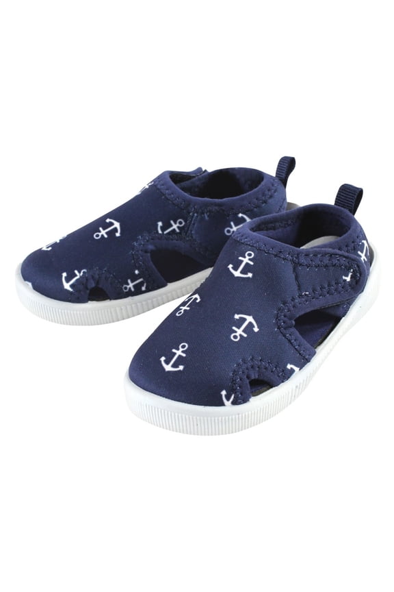 Infant, Toddler and Kids Boy Sandal and Water Shoe, Anchor, 8 Toddler