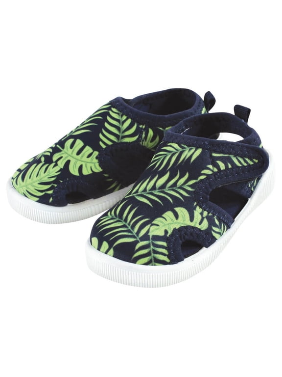 Infant, Toddler and Kids Boy Sandal and Water Shoe, Palm Leaf, 7 Toddler