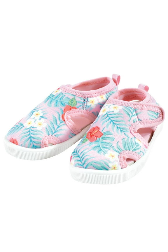 Infant, Toddler and Kids Girl Sandal and Water Shoe, Hawaiian Print, 7 Toddler