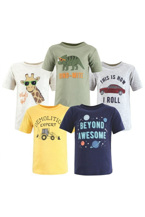 Infant and Toddler Boy Short Sleeve T-Shirts, Beyond Awesome, 18-24 Months