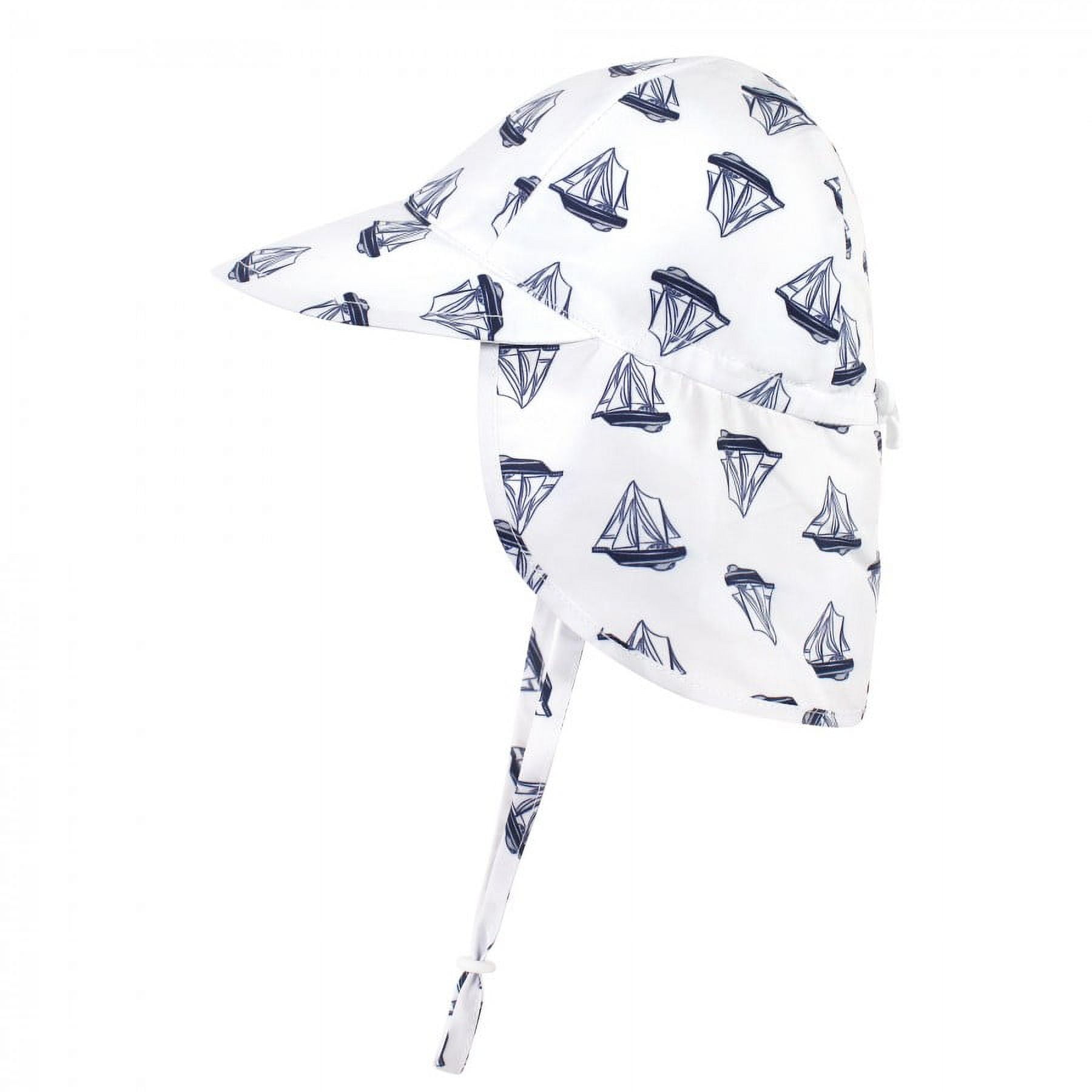 Hudson Baby Infant and Toddler Boy Sun Protection Hat, Shark