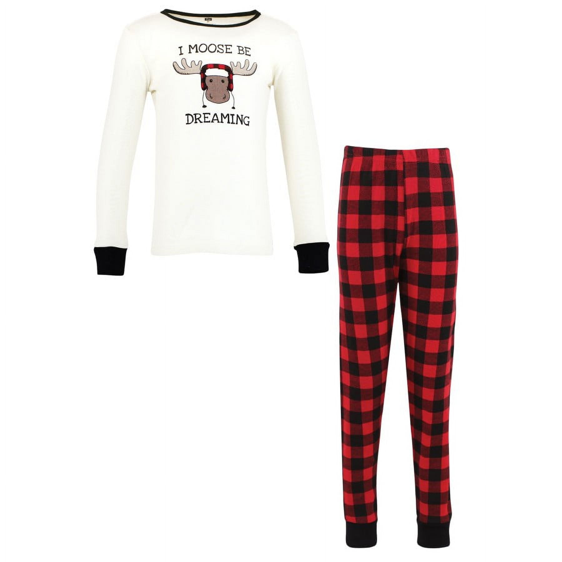 ロピア 爆買い Hudson Baby Infant and Toddler Cotton Pajama Set, Moose Be ベビー
