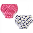 thumbnail image 1 of Hudson Baby Infant and Toddler Girl Swim Diapers, Daisy, 6-12 Months, 1 of 4