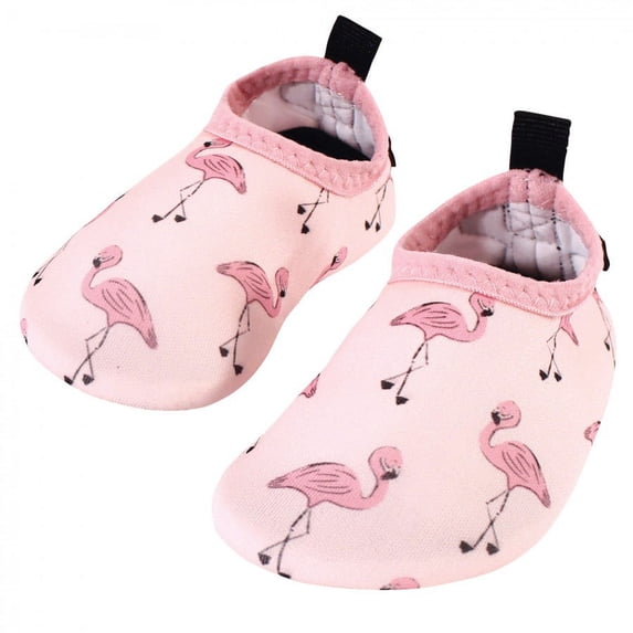 Hudson Baby Infant and Toddler Water Shoes for Sports, Yoga, Beach and Outdoors, Flamingo, 12-18M/5 Toddler
