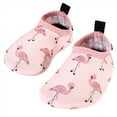 thumbnail image 1 of Hudson Baby Infant and Toddler Water Shoes for Sports, Yoga, Beach and Outdoors, Flamingo, 18-24M/6-7 Toddler, 1 of 3