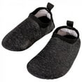 thumbnail image 1 of Hudson Baby Infant and Toddler Water Shoes for Sports, Yoga, Beach and Outdoors, Heather Charcoal, 12-18M/5 Toddler, 1 of 3
