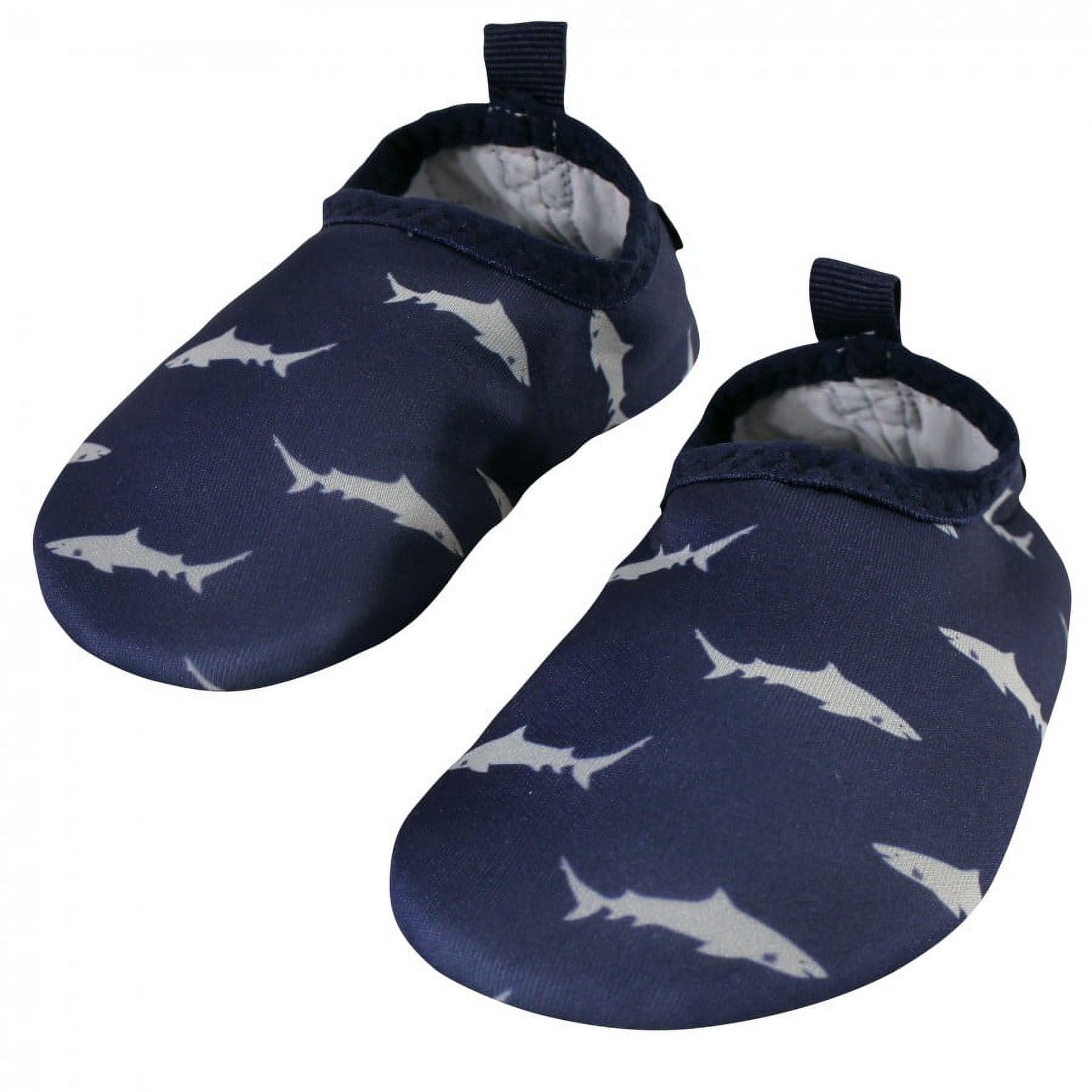 Hudson Baby Infant and Toddler Water Shoes for Sports, Yoga, Beach and Outdoors, Shark, 8 Toddler