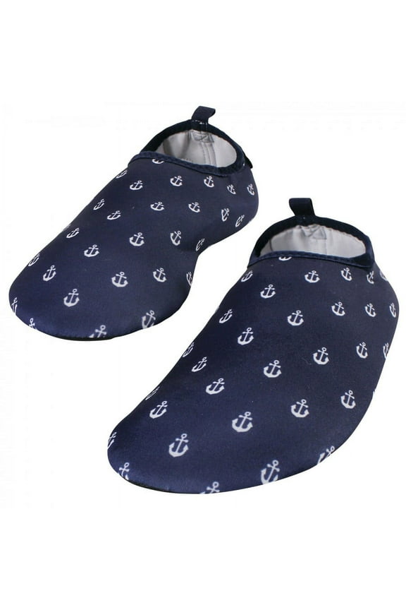 Kids and Adult Water Shoes for Sports, Yoga, Beach and Outdoors, Anchor, 32-33/1 Little Kids