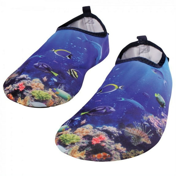Hudson Baby Kids and Adult Water Shoes for Sports, Yoga, Beach and Outdoors, Coral Reef, 34-35/2 Little Kids