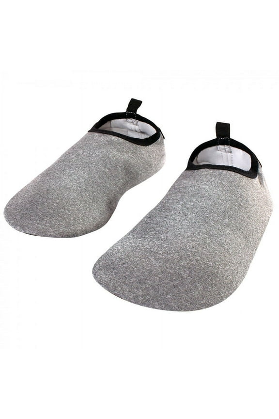 Kids and Adult Water Shoes for Sports, Yoga, Beach and Outdoors, Heather Gray, 30-31/12-13 Little Kids