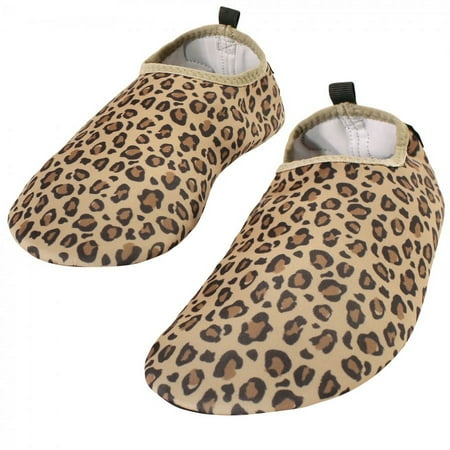 Hudson Baby Kids and Adult Water Shoes for Sports, Yoga, Beach and Outdoors, Leopard, 30-31/12-13 Little Kids