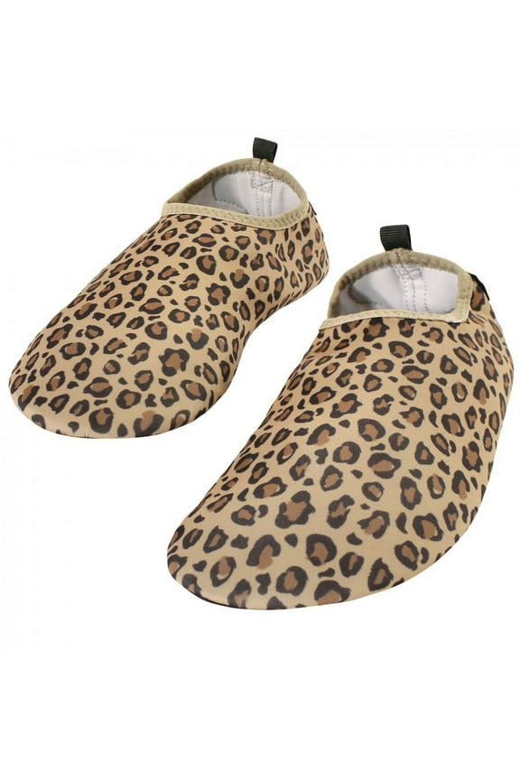 Kids and Adult Water Shoes for Sports, Yoga, Beach and Outdoors, Leopard, 38-39/5 Kids/6 Womens