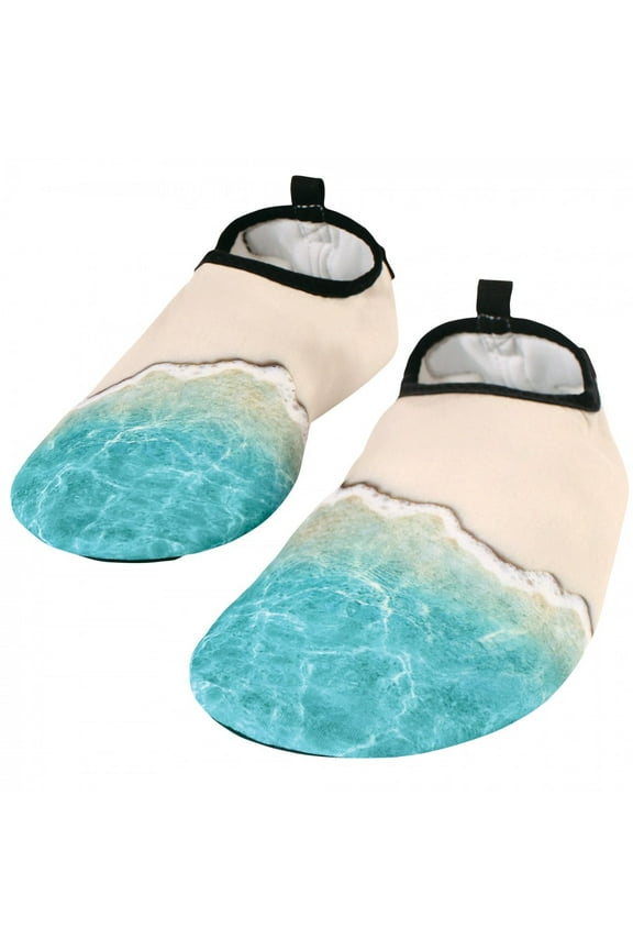 Kids and Adult Water Shoes for Sports, Yoga, Beach and Outdoors, Sandy Beach, 36-37/3-4 Kids/4-5 Womens