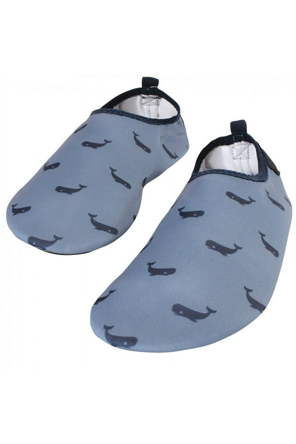 Kids and Adult Water Shoes for Sports, Yoga, Beach and Outdoors, Whale, 32-33/1 Little Kids