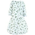 thumbnail image 1 of Hudson Baby Long Sleeve Plush Faux Fur Sleeping Bag, Wearable Blanket, Eucalyptus, 0-6 Months, 1 of 2