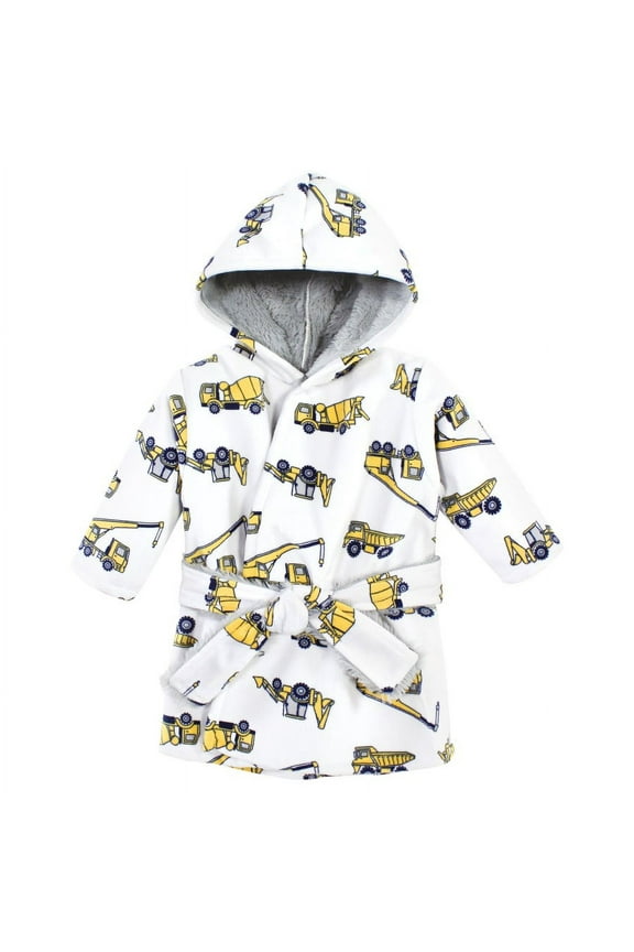 Mink with Faux Fur Lining Pool and Beach Robe Cover-ups, Construction, 12-18 Months