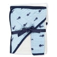 thumbnail image 1 of Hudson Baby Muslin Hooded Towel & Washcl, 1 of 4