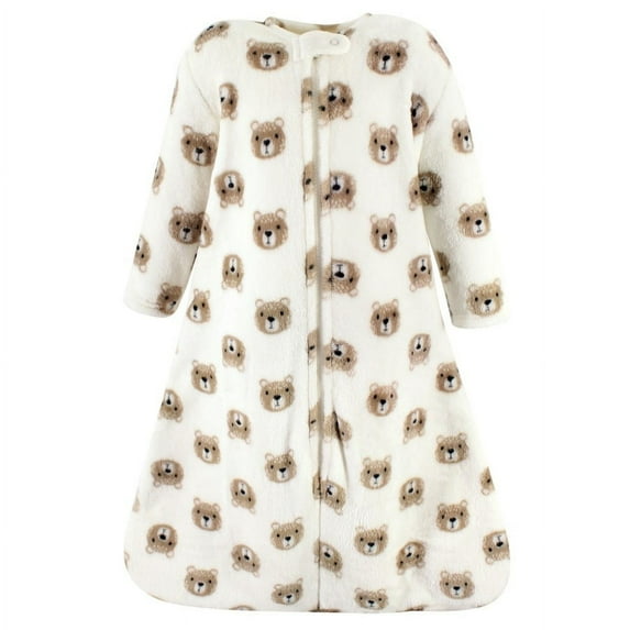Hudson Baby Plush Long-Sleeve Sleeping Bag, Sack, Blanket, Bear, 0-6 Months