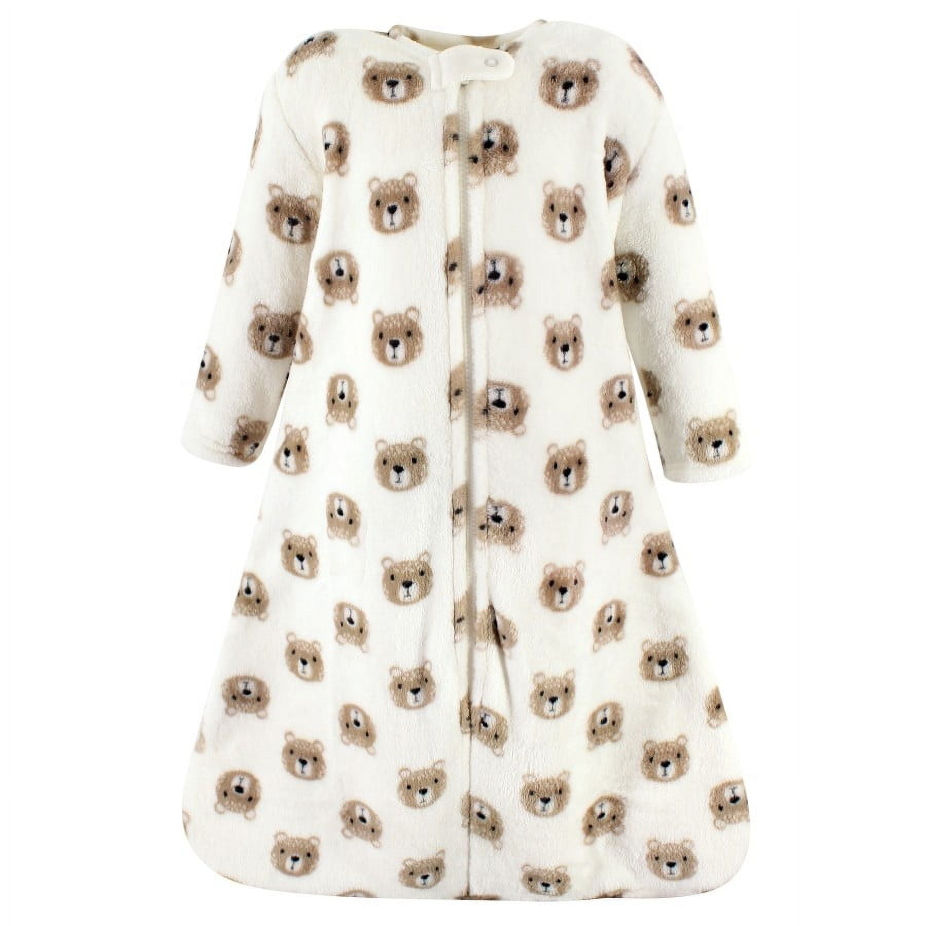 Hudson Baby Plush LongSleeve Sleeping Bag, Sack, Blanket, Bear, 1218