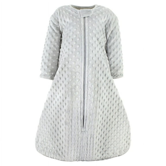 Hudson Baby Plush Sleeping Bag, Sack, Blanket, Lt. Gray, 0-6 Months