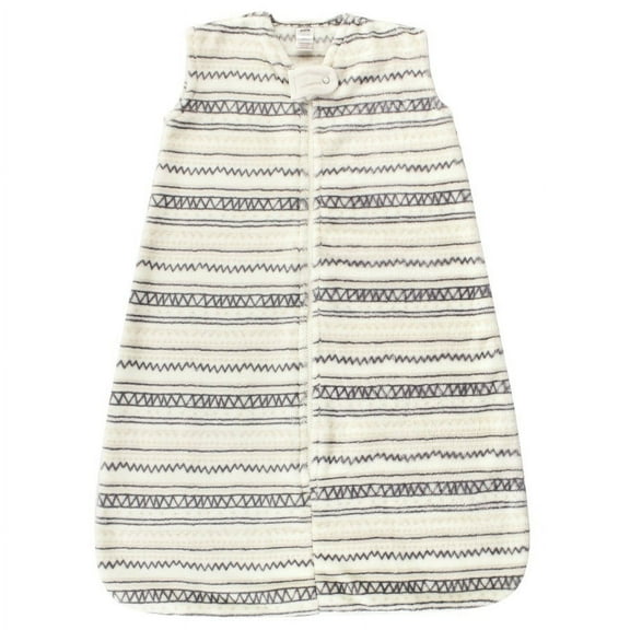 Hudson Baby Plush Sleeveless Sleeping Bag, Sack, Blanket, Stripe Print, 6-12 Months