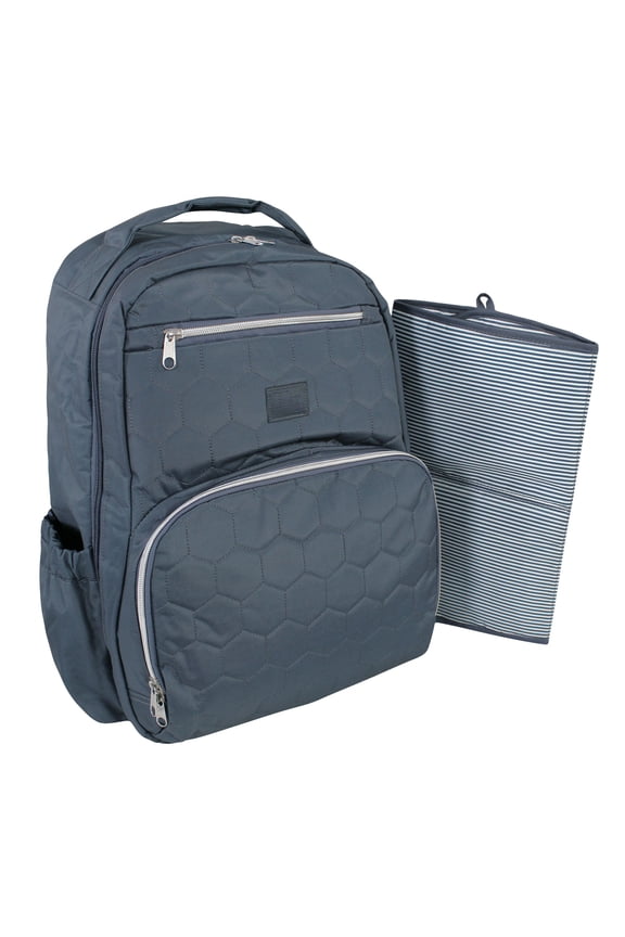 Premium Diaper Bag Backpack and Changing Pad, Blue, One Size