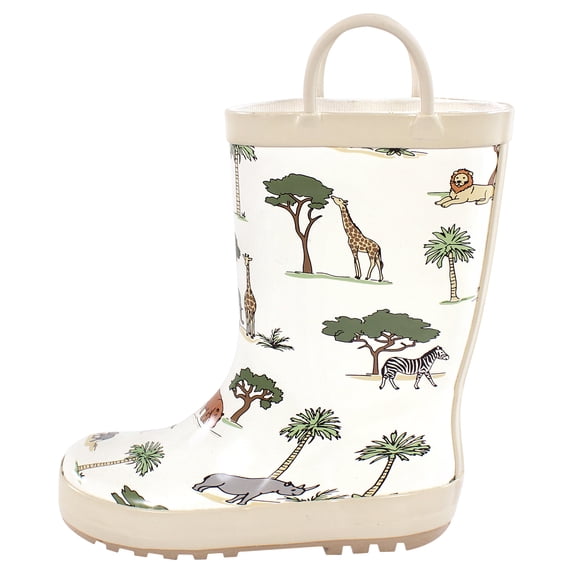 Hudson Baby Rain Boots, Going On Safari, 10 Toddler