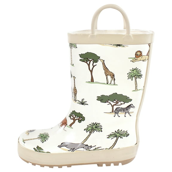 Hudson Baby Rain Boots, Going On Safari, 5 Toddler