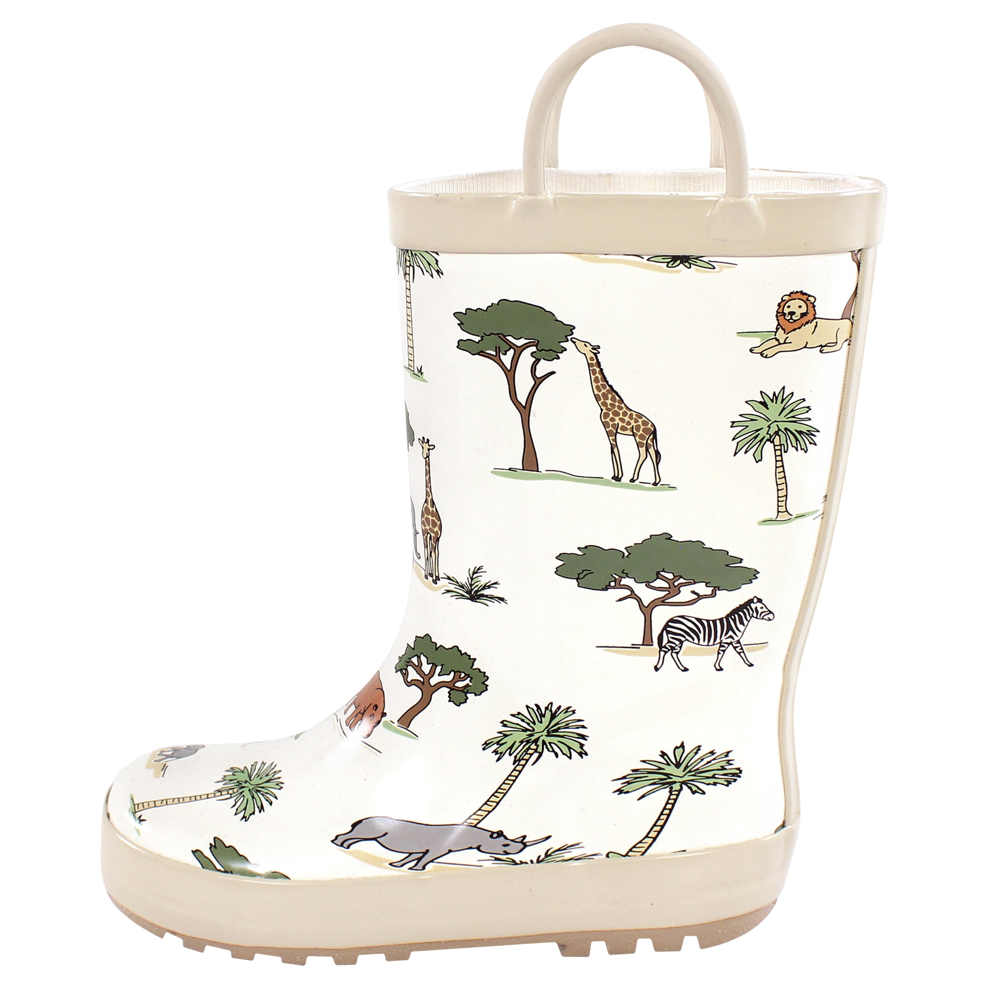 Hudson Baby Rain Boots, Going On Safari, 8 Toddler