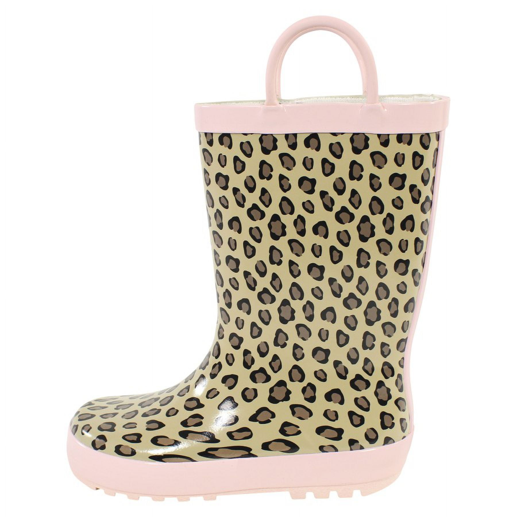 Pink rain boots walmart best sale