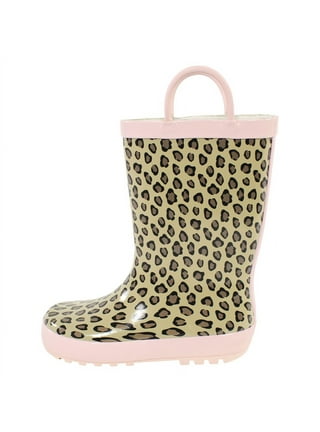 Cheetah Rain Boots Kids