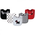 thumbnail image 1 of Hudson Baby Scottie Dog Baby Girl Machine Washable and Absorbent Cotton Baby Bib, 1 of 7