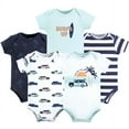 thumbnail image 1 of Hudson Baby Short Sleeve Bodysuits, 5-Pack, Newborn- 24 Months, 1 of 7