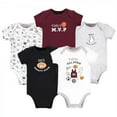 thumbnail image 1 of Hudson Baby Short Sleeve Bodysuits, 5-Pack, Newborn- 24 Months, 1 of 7